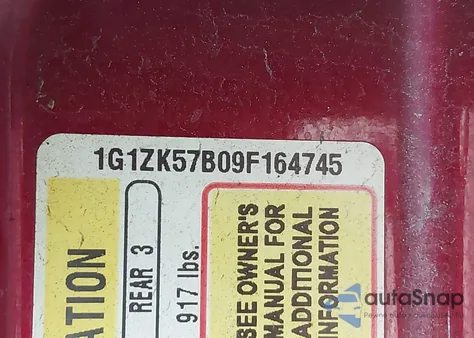 2009 Chevrolet Malibu Ltz from USA, damaged, VIN 1G1ZK57B09F164745